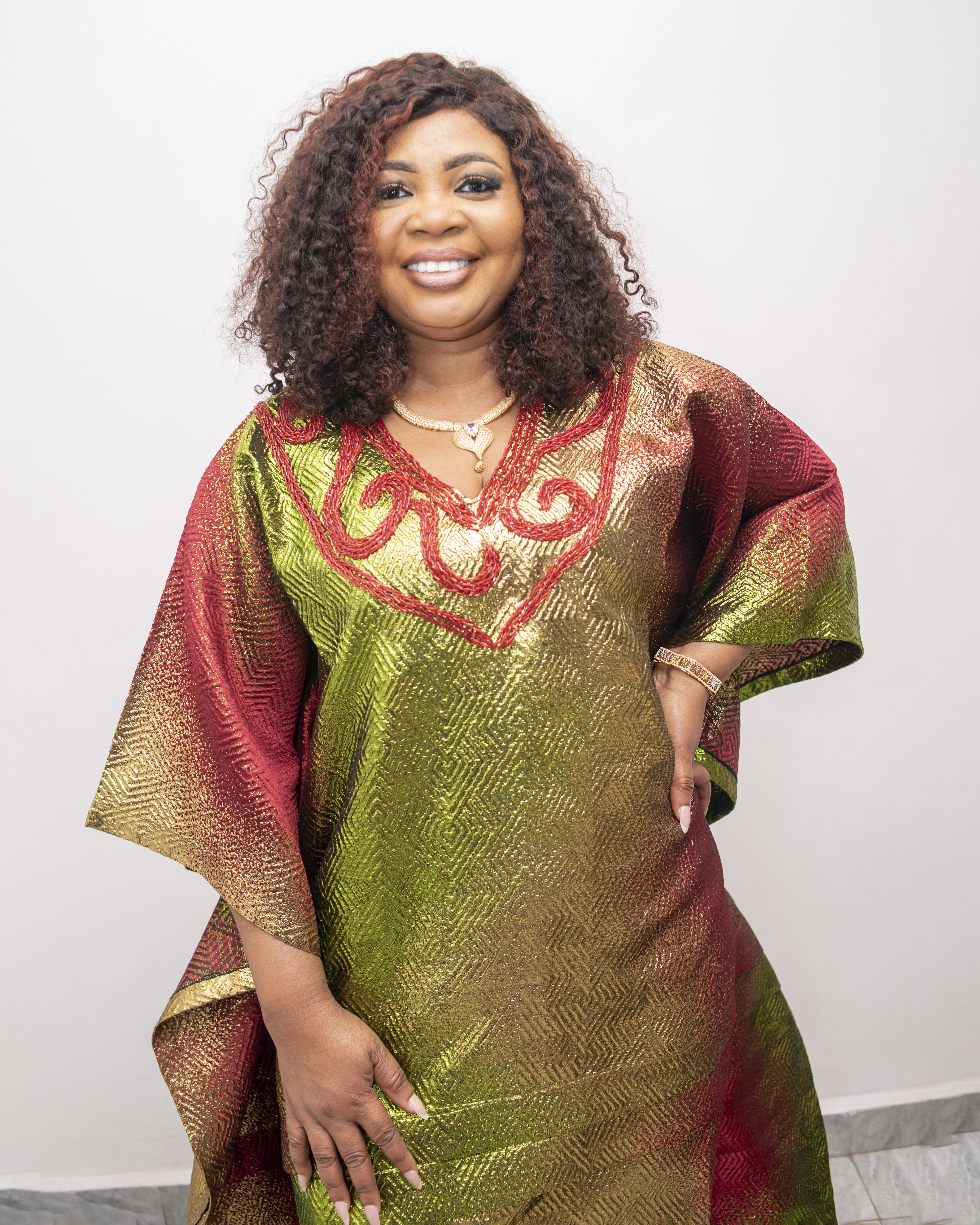 Mayor Beaded Brocade Boubou