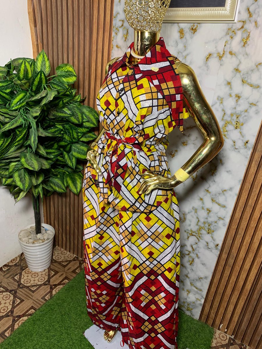 Wura Ankara shirt & Baggy Pant