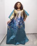 Elegant African boubou dress for weddings and special occasions