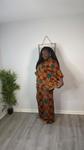 Adetoun Ankara flared shirt set