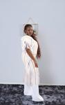 Zuch Shredded aso oke dress top